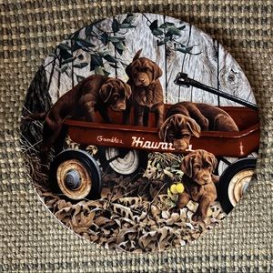 COLLECTOR Plate, Bradford Exchange, Dog Days by Jerry Gadamus, “Wagon Train”